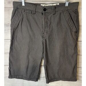 Avirex men's 34 skater board shorts Striped Cotton Grunge Streetwear Sporty